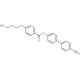 4-Cyanobiphenyl 4′-pentylbenzoate (CAS 59443-80-0) - chemical structure image