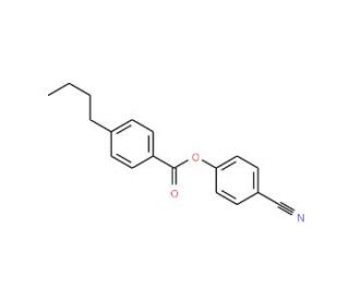 4-Cyanophenyl 4-butyl-benzoate (CAS 38690-77-6) - chemical structure image