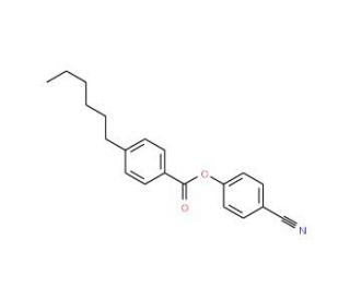 4-Cyanophenyl 4-n-hexylbenzoate (CAS 50793-85-6) - chemical structure image