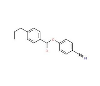 4-Cyanophenyl 4-propyl-benzoate (CAS 56131-49-8) - chemical structure image