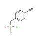 (4-cyanophenyl)methanesulfonyl chloride (CAS 56105-99-8) - chemical structure image
