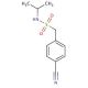 (4-cyanophenyl)-N-(propan-2-yl)methanesulfonamide - chemical structure image