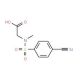 [[(4-cyanophenyl)sulfonyl](methyl)amino]acetic acid - chemical structure image