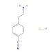 4-cyanophenylethylamine HCl (CAS 167762-80-3) - chemical structure image