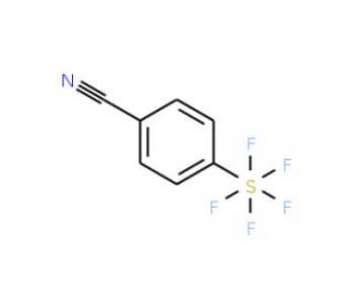 4-Cyanophenylsulphur pentafluoride (CAS 401892-85-1) - chemical structure image