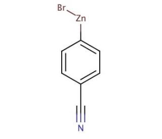 4-Cyanophenylzinc bromide solution (CAS 131379-14-1) - chemical structure image