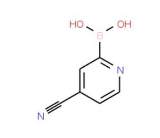4-Cyanopyridine-2-boronic acid (CAS 1072946-01-0) - chemical structure image