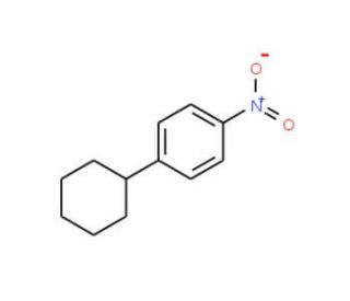 4-Cyclohexyl-1-nitrobenzene (CAS 5458-48-0) - chemical structure image