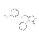 4-cyclohexyl-5-{[(3-methoxyphenyl)amino]methyl}-4H-1,2,4-triazole-3-thiol - chemical structure image