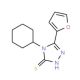 4-cyclohexyl-5-(2-furyl)-4H-1,2,4-triazole-3-thiol - chemical structure image
