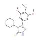 4-Cyclohexyl-5-(3,4,5-trimethoxy-phenyl)-4H-[1,2,4]triazole-3-thiol (CAS 26028-97-7) - chemical structure image