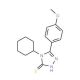 4-Cyclohexyl-5-(4-methoxy-phenyl)-4H-[1,2,4]triazole-3-thiol - chemical structure image