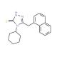 4-Cyclohexyl-5-naphthalen-1-ylmethyl-4H-[1,2,4]triazole-3-thiol - chemical structure image
