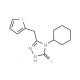 4-Cyclohexyl-5-thiophen-2-ylmethyl-4H-[1,2,4]triazole-3-thiol - chemical structure image