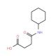 4-(Cyclohexylamino)-4-oxobutanoic acid (CAS 21451-32-1) - chemical structure image