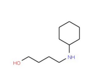 4-Cyclohexylamino-butan-1-ol (CAS 78345-58-1) - chemical structure image