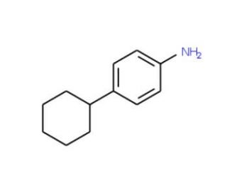 4-Cyclohexylaniline (CAS 6373-50-8) - chemical structure image