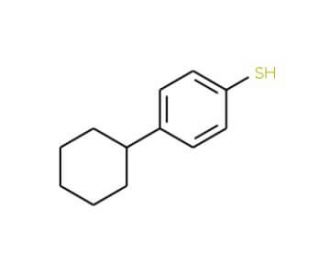 4-cyclohexylbenzene-1-thiol - chemical structure image