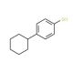 4-cyclohexylbenzene-1-thiol - chemical structure image