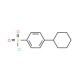 4-cyclohexylbenzenesulfonyl chloride (CAS 56354-57-5) - chemical structure image