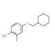 4-(Cyclohexylmethoxy)-2-methylaniline - chemical structure image