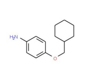 4-(Cyclohexylmethoxy)aniline - chemical structure image