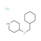 4-(Cyclohexylmethoxy)piperidine hydrochloride - chemical structure image