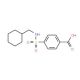 4-(Cyclohexylmethyl-sulfamoyl)-benzoic acid - chemical structure image