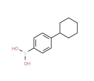 4-cyclohexylphenylboronic acid (CAS 374538-04-2) - chemical structure image