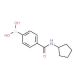 4-(Cyclopentylaminocarbonyl)phenylboronic acid (CAS 850568-15-9) - chemical structure image