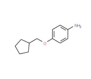 4-(Cyclopentylmethoxy)aniline - chemical structure image