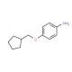 4-(Cyclopentylmethoxy)aniline - chemical structure image