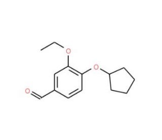 4-Cyclopentyloxy-3-ethoxy-benzaldehyde - chemical structure image
