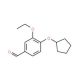 4-Cyclopentyloxy-3-ethoxy-benzaldehyde - chemical structure image