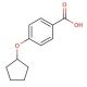 4-(cyclopentyloxy)benzoic acid - chemical structure image