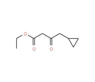 4-Cyclopropyl-3-oxo-butyric acid ethyl ester (CAS 630399-84-7) - chemical structure image