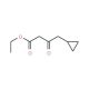 4-Cyclopropyl-3-oxo-butyric acid ethyl ester (CAS 630399-84-7) - chemical structure image