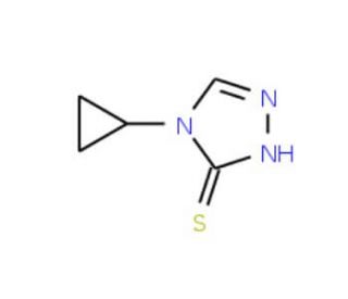 4-cyclopropyl-4H-1,2,4-triazole-3-thiol - chemical structure image