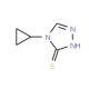 4-cyclopropyl-4H-1,2,4-triazole-3-thiol - chemical structure image