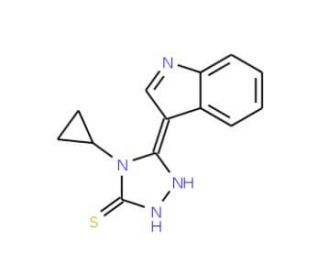 4-cyclopropyl-5-(1H-indol-3-yl)-4H-1,2,4-triazole-3-thiol - chemical structure image