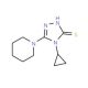 4-cyclopropyl-5-piperidin-1-yl-4H-1,2,4-triazole-3-thiol - chemical structure image