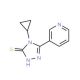 4-cyclopropyl-5-pyridin-3-yl-4H-1,2,4-triazole-3-thiol - chemical structure image