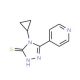 4-cyclopropyl-5-pyridin-4-yl-4H-1,2,4-triazole-3-thiol - chemical structure image