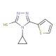 4-cyclopropyl-5-thien-2-yl-4H-1,2,4-triazole-3-thiol - chemical structure image