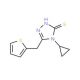 4-cyclopropyl-5-(thien-2-ylmethyl)-4H-1,2,4-triazole-3-thiol - chemical structure image