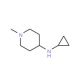 4-Cyclopropylamino-1-methylpiperidine - chemical structure image