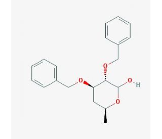 4-Deoxy-2,3-di-O-benzyl-L-fucose (CAS 191036-43-8) - chemical structure image