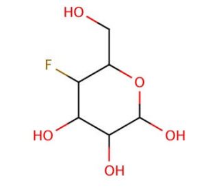 4-Deoxy-4-fluoro-D-glucose (CAS 29218-07-3) - chemical structure image