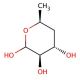 4-Deoxy-L-fucose 的分子结构, CAS编号: 61244-62-0 4-Deoxy-L-fucose (CAS 61244-62-0) - chemical structure image