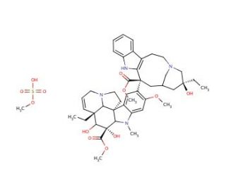 4-Desacetyl Vinblastine Methosulfate - chemical structure image
